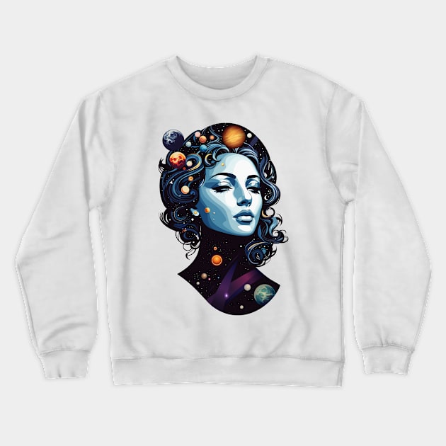 Universe. Fantasy. Space. Crewneck Sweatshirt by art object